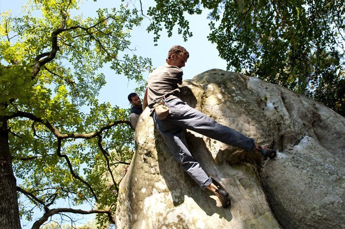 escalade forêt de Fontainebleau