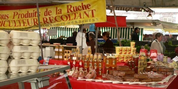 Marché de Fontainebleau – producteur de miel