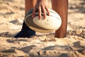 ballon dans le sable