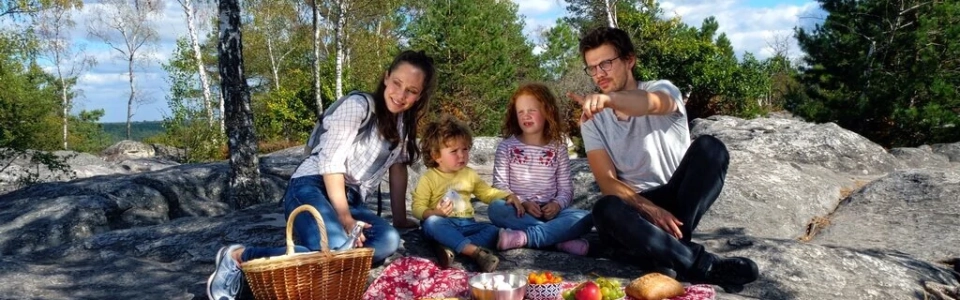 famille - pique nique en forêt de fontainebleau